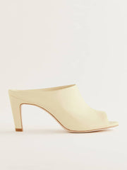 Reformation Lydia Heeled Sandal - Parmesan Leather