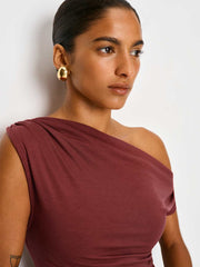 Reformation Belle Knit Top - Chianti