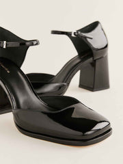 Reformation Netty Pump - Black Patent