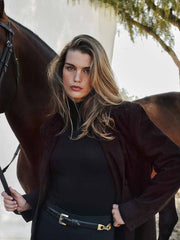 Reformation Veda Leon Oversized Blazer - Mole Suede