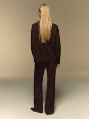 Reformation Cove Cashmere Oversized Crew - Compost