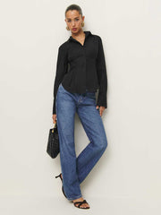 Reformation Becker Shirt - Black