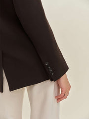 Reformation Parker Oversized Blazer - Mole