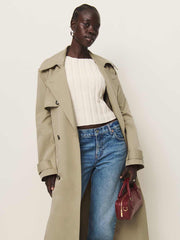 Reformation Petites Matteo Trench - Khaki