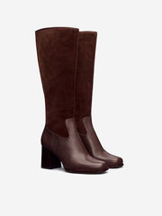 Reformation Frederique Knee High Boot - Oak Suede