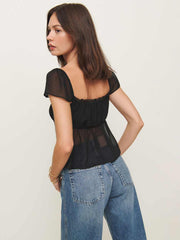 Reformation Lucelia Top - Black