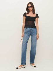 Reformation Lucelia Top - Black