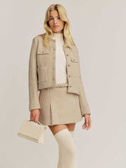 Reformation Rory Skirt - Beige