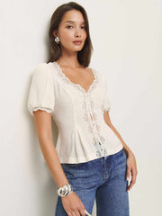 Reformation Minette Top - Gossamer