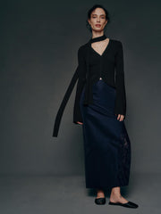 Reformation Noah Skirt - Navy