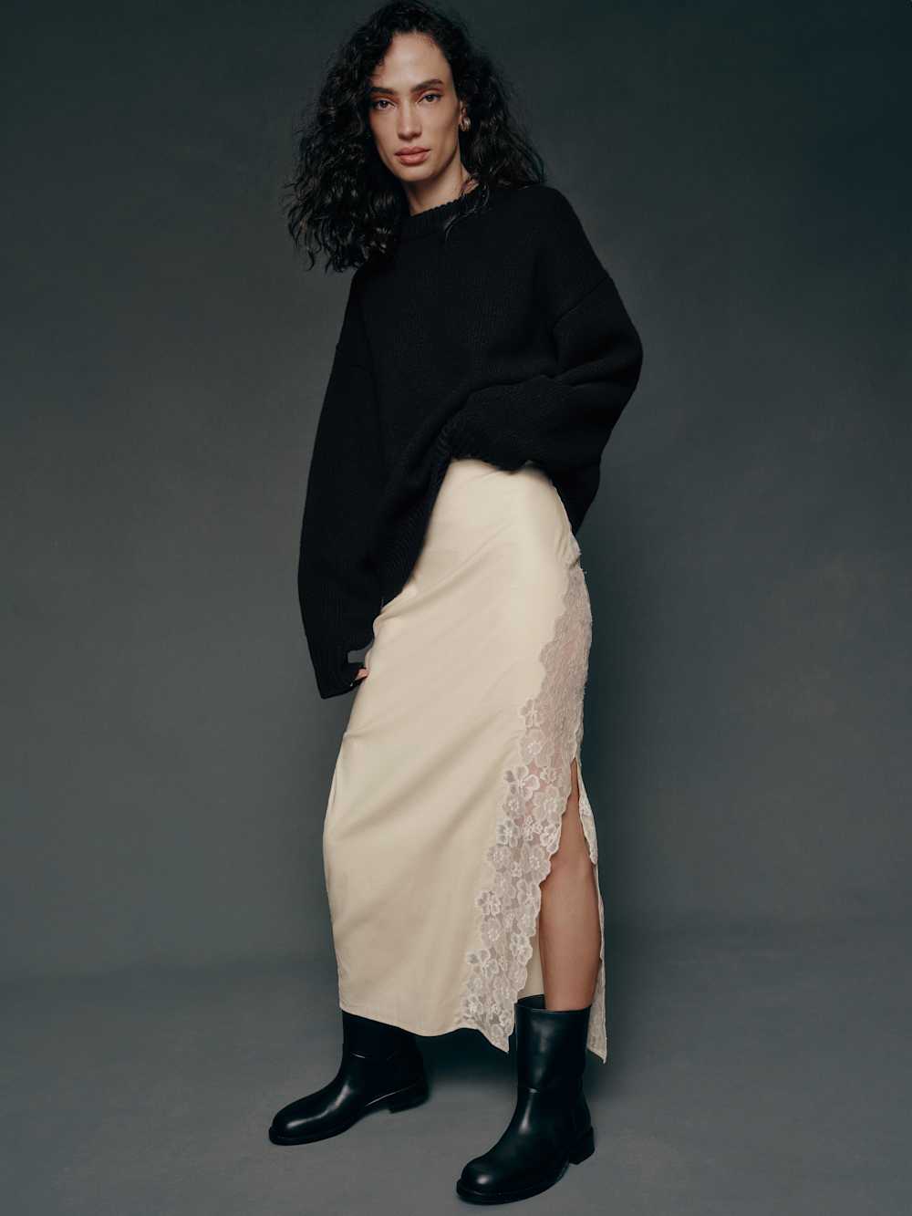 Reformation Noah Skirt - Sugar