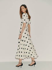 Reformation Naira Dress - Pluto Dot