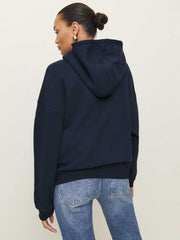 Reformation Tessa Hoodie - Midnight