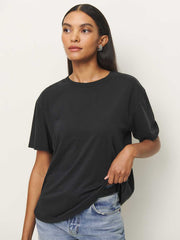 Reformation Liam Oversized Tee - Black