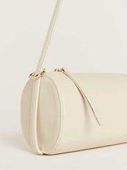 Reformation Simona Cylinder Bag - Cream Puff Leather
