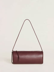 Reformation Simona Cylinder Bag - Ruby Leather