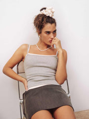 Reformation Avi Tank - Heather Grey