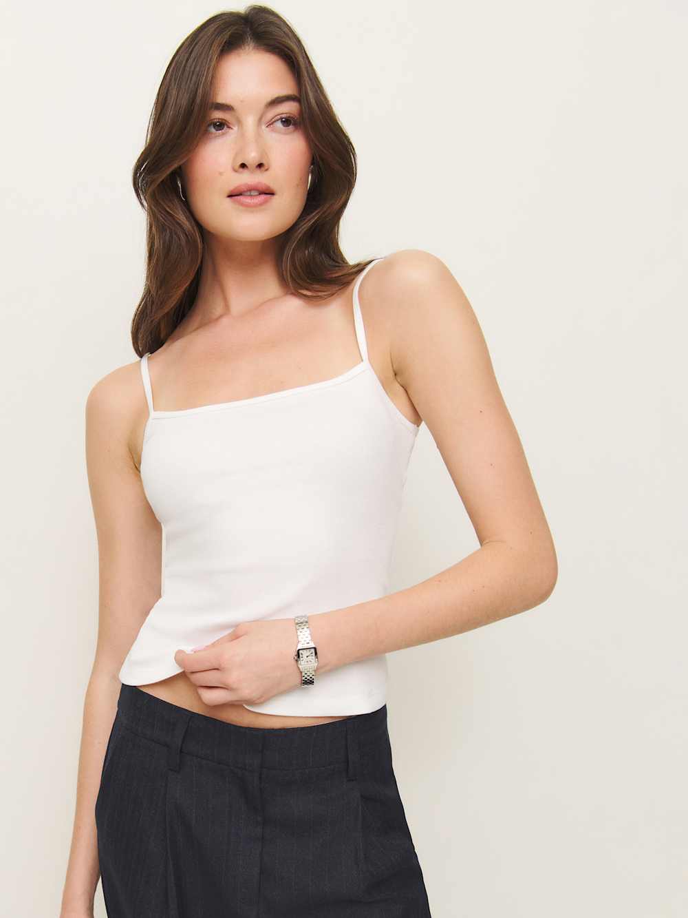 Reformation Avi Tank - White