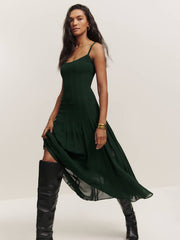 Reformation Katalina Dress - Forest