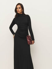 Reformation Nemy Knit Dress - Black