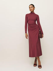 Reformation Nemy Knit Dress - Chianti