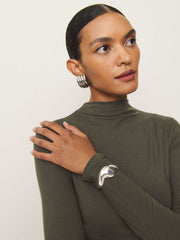 Reformation Nemy Knit Dress - Pine Tree