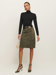 Reformation Nell Knit Top - Black