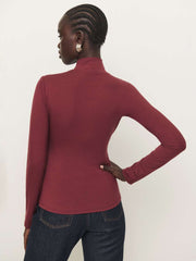 Reformation Nell Knit Top - Chianti