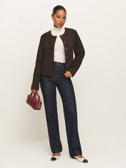 Reformation Nell Knit Top - Horchata