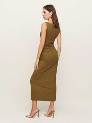 Reformation Benson Knit Dress - Bronze