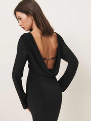 Reformation Vivien Knit Dress - Black