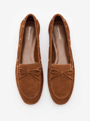 Reformation Kyla Boat Shoe - Rum Suede
