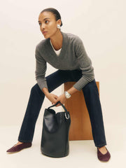 Reformation Prudence Ballet Flat - Ruby Haircalf