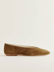 Reformation Prudence Ballet Flat - Bog Suede