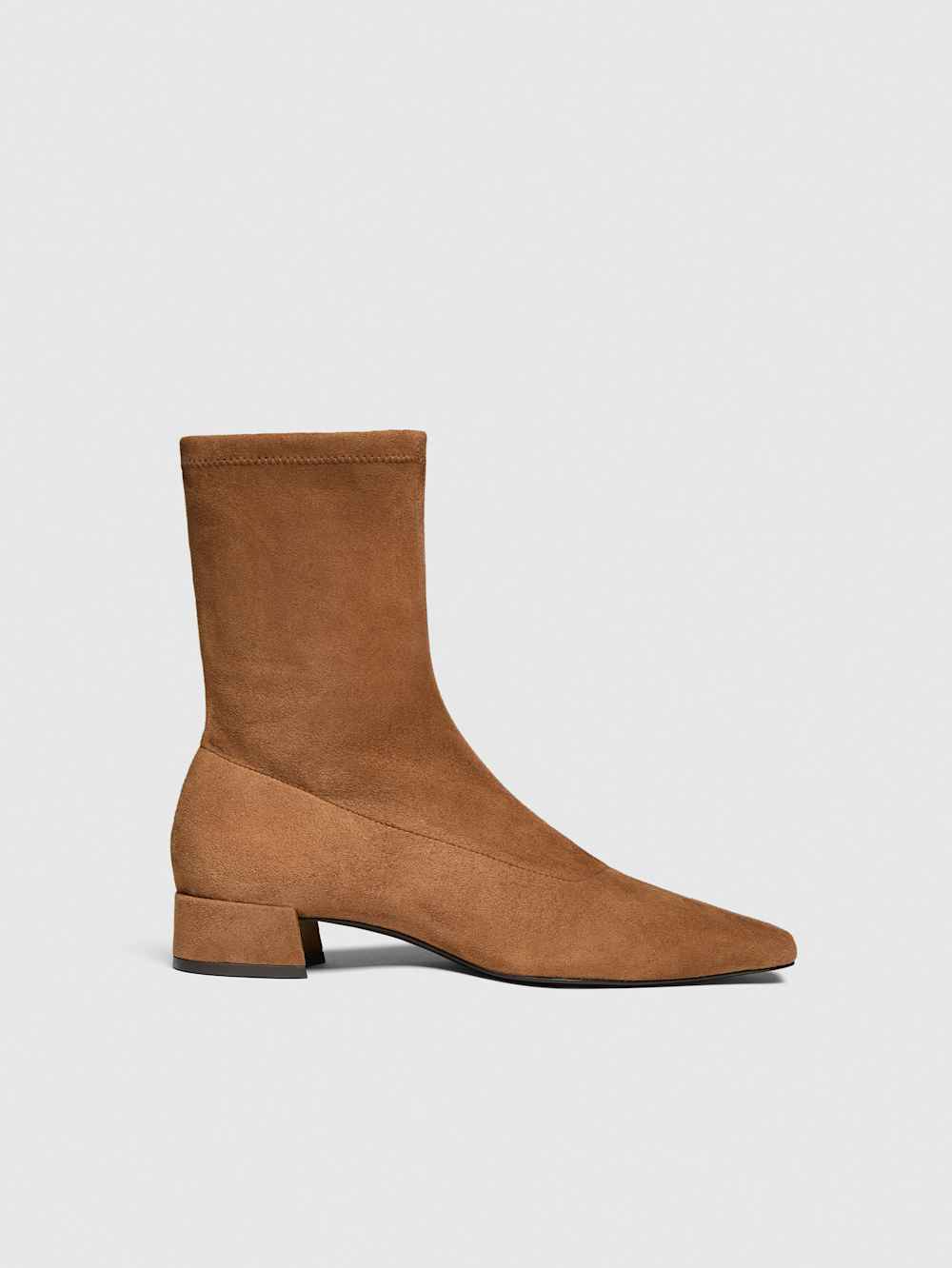Reformation Rosina Ankle Boot - Cavalier Stretch Suede