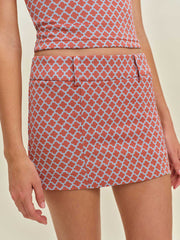 Reformation Sara Knit Skirt - Tile