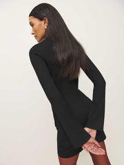 Reformation Atlas Knit Dress - Black
