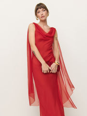 Reformation Allura Dress - Red