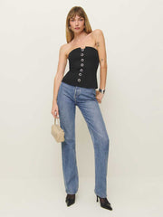 Reformation Kalilia Top - Black