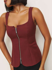 Reformation Laine Top - Chianti