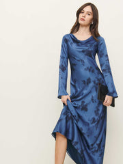 Reformation Ciana Satin Dress - Fantasy