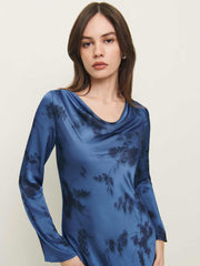 Reformation Ciana Satin Dress - Fantasy