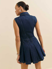 Reformation Arella Denim Mini Dress - Flinders