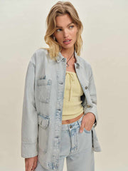 Reformation Callum Denim Chore Jacket - Shasta