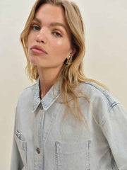 Reformation Callum Denim Chore Jacket - Shasta