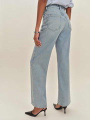 Reformation Morley V-waist Baggy Jeans - Burnett