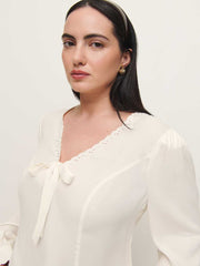 Reformation Vivia Top Es - Gossamer