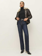 Reformation Anya Knit Top - Black