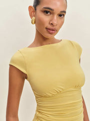 Reformation Madelyn Knit Top - Sunshine