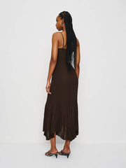 Reformation Petites Aiko Dress - Mole